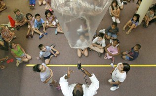 Special event warm air balloon